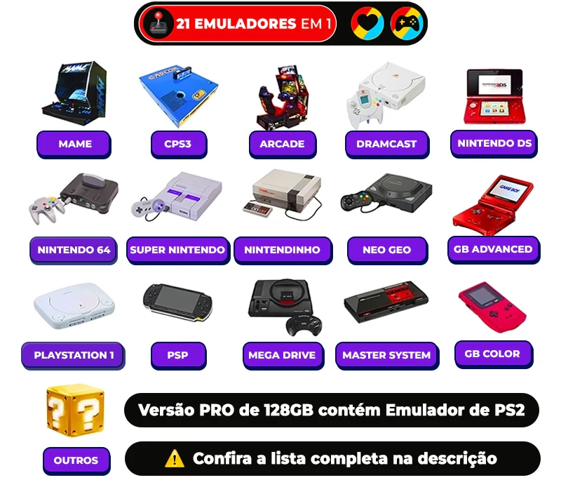 Console R36S™ - 17.500 Jogos de 20+ Consoles - PROMOÇÃO SOMENTE HOJE !