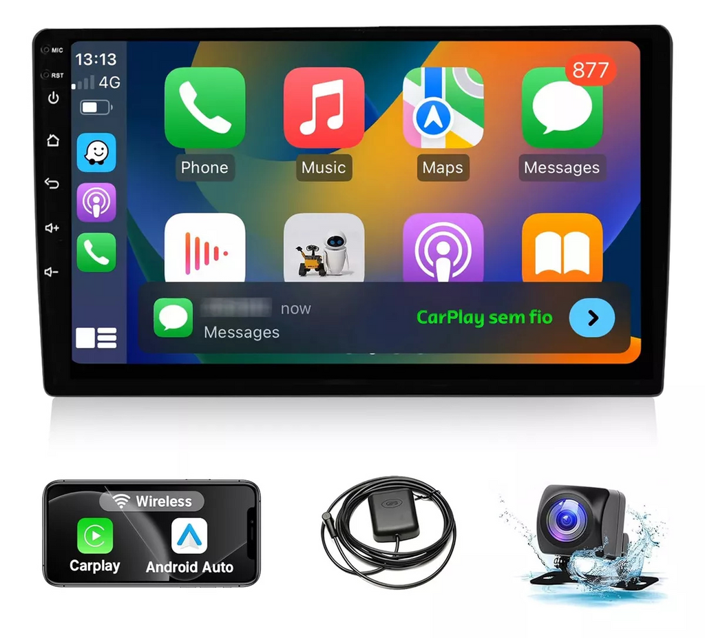 RADIO DE COCHE 32GB + CÁMARA DE REVERSA DE REGALO + MICRÓFONO PARA LLAMADAS