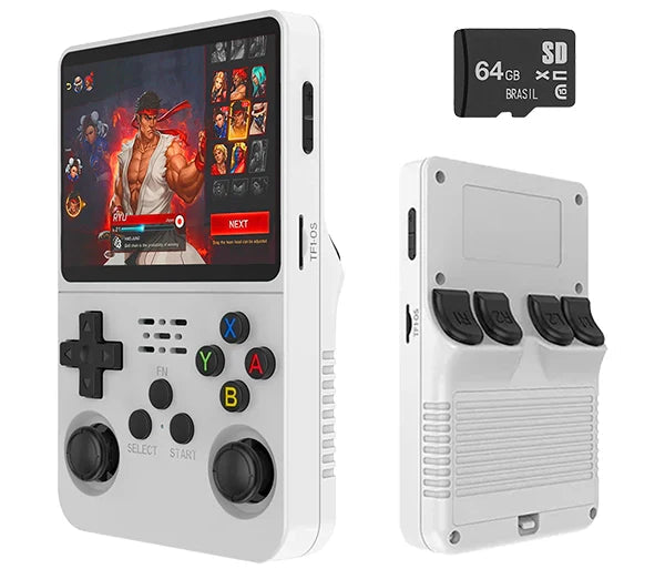 Console R36S™ - 17.500 Jogos de 20+ Consoles - PROMOÇÃO SOMENTE HOJE !