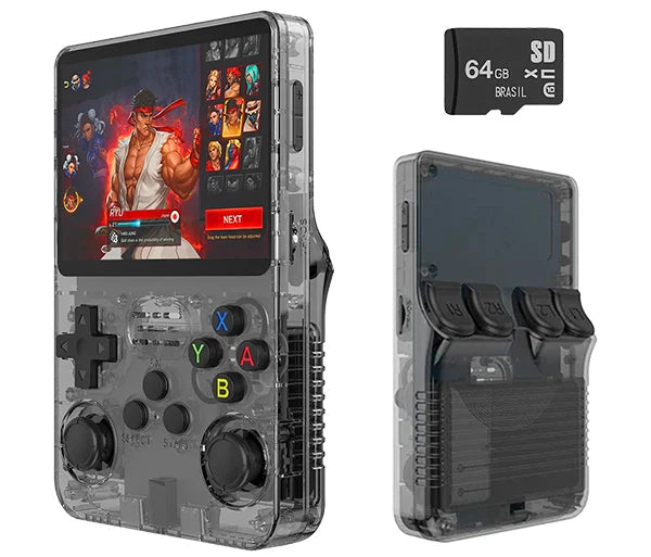 Console R36S™ - 17.500 Jogos de 20+ Consoles - PROMOÇÃO SOMENTE HOJE !