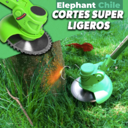 Cortador de Césped Sin Cable + 2 Baterías Recargables Accesorios y Ruedas Bilaterales de Regalo